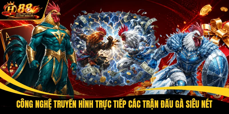 cong nghe truyen hinh truc tiep cac tran dau ga sieu net Công nghệ truyền hình trực tiếp các trận đấu gà siêu nét
