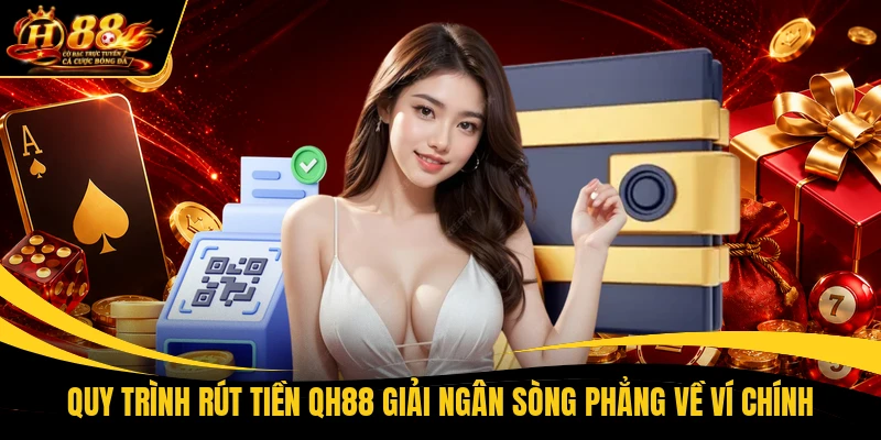 Quy trình rút tiền QH88 giải ngân sòng phẳng về ví chính